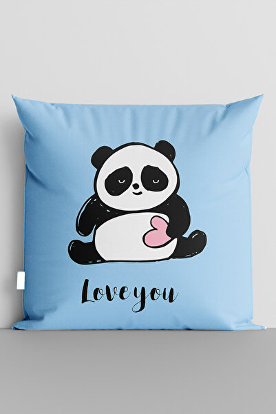 TicaretJet غطاء وسادة لغرفة الأطفال مطبوع عليه عبارة "I Love You" بتصميم البا...
