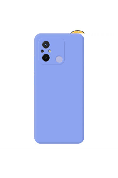 Other Xiaomi Redmi 12C Smile Moon Light Purple Colored Silicone TPU Θήκη