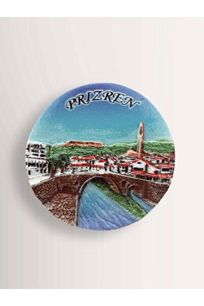 Mundy PRİZREN ( KOSOVA ) Temalı Polyester Kabartma Magnet Buzdolabı Süsü