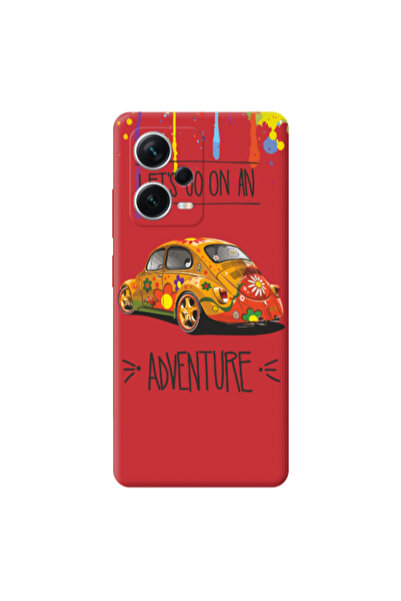 Other Xiaomi Poco X5 Adventure Red Colored Silicone TPU Θήκη