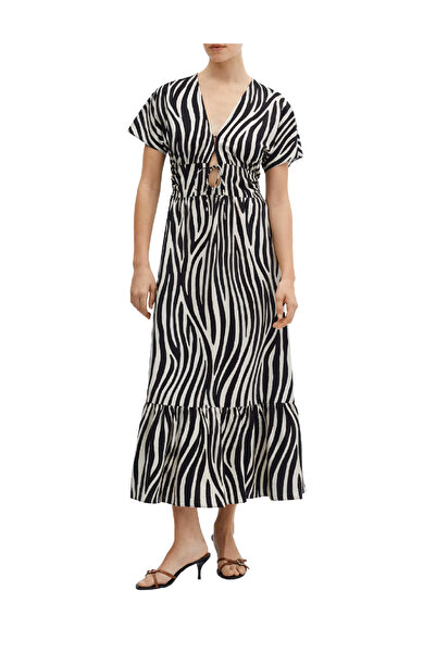 Evendi Rochie lunga, Negru/Crem