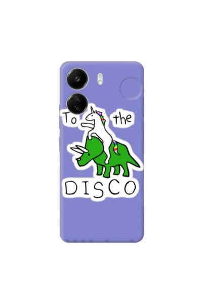 Other Xiaomi Redmi 13C To the disco Purple Colored Silicone TPU Θήκη