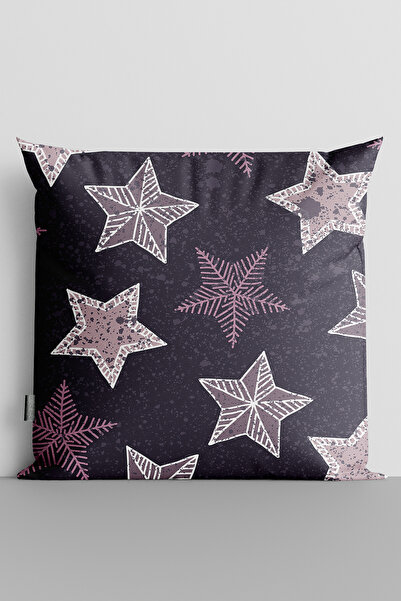 TicaretJet Star Themed Double Sided Digital Printed Pillow Throw Pillow Cover...
