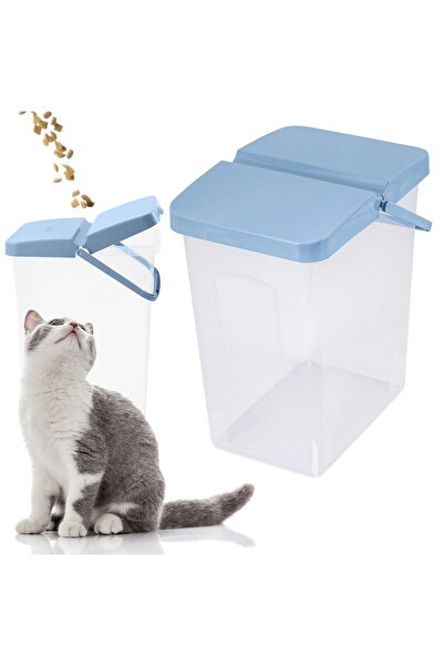 EDANTI Recipient din plastic pentru pulbere, hrană pentru animale de companie...