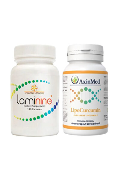 AxioMed Pachet Laminine + LipoCurcumin, 2 suplimente alimentare