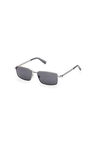 Guess Shiny Gunmetal Uv400 Metal Male Sunglasses