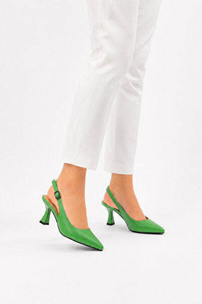 eformoda by emre yılmaz White Green Women's Classic Shoes 4230
