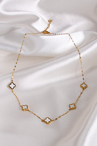 Süspüs Accessories قلادة أيكونيك يونكا الذهبية الفاخرة