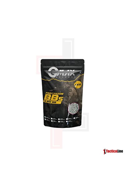tacticaline GMAX Defense Precision BBs 6mm Airsoft Bilye 0.25g 1 KG Beyaz