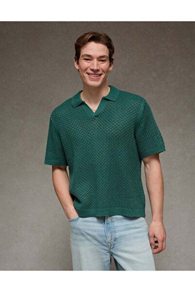 AMERICAN EAGLE AE Short-Sleeve Sweater Polo