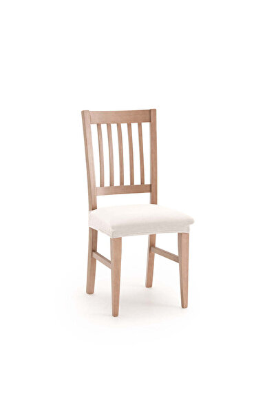 Sofazip Set 2 huse scaun pentru șezut Bellagio, velvet, culoare ivory