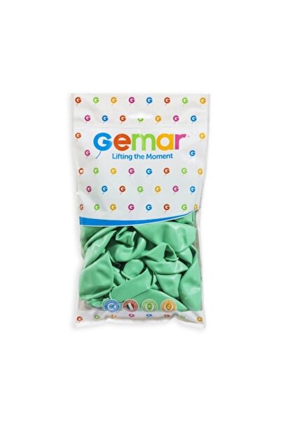 Gemar Set de 100 baloane din latex, G 110, Verde mentă