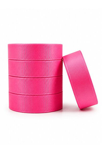 OEM Set de 5 Benzi Grosgrain Roz 2.5 cm
