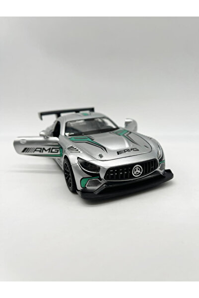 NO BRAND سيارة مرسيدس بنز AMG GT، معدنية، رمادية اللون