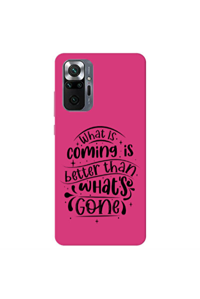 Other Xiaomi Redmi Note 10 Pro 4G What is coming Fuchsia Colored Silicone TPU...