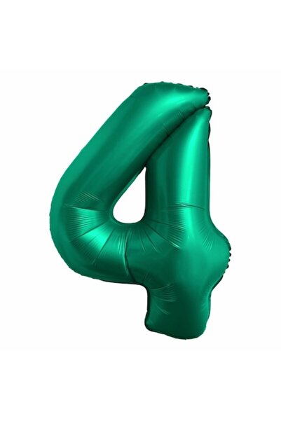 OEM Balon din folie număr, 102cm, Verde satinat