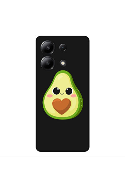 Other Xiaomi Redmi Note 13 4G Baby avocado Black Colored Silicone TPU Θήκη