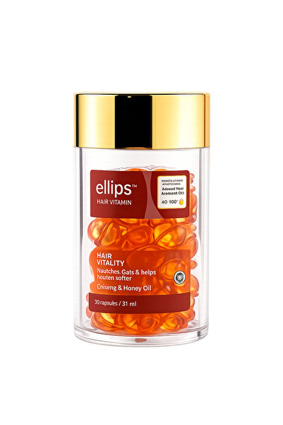 Ellips ايلبس كبسولات بزيت الارجان المغربي وبخلاصه زيت الجنسنج والعسل50كبسوله