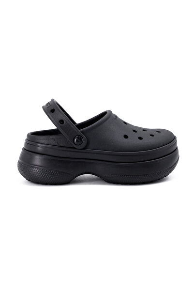 Crocs Classic Stacked Clog 211355-060 Women's Slippers Black Juststep