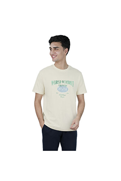 Giordano Men Slim World Without Strangers Tee