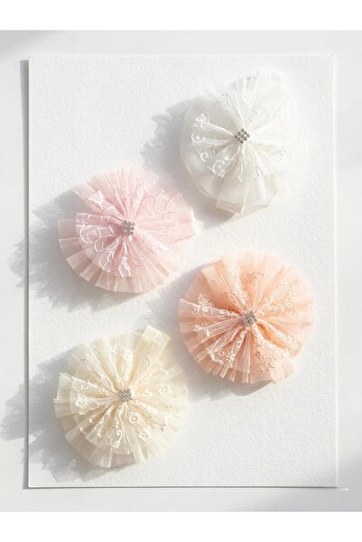 Bebila Baby Baby Girl Bandana Set of 4 Elasticized Mevlütlük Photo Shoot