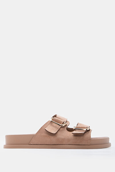 Luigi Σανδάλια πλατφόρμα με διπλά λουράκια - Μπεζ-Σκούρο - 41