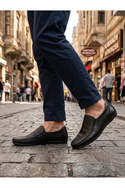 Mehmet Mete 42779 Anatomical Soft Flexible Comfortable Genuine Leather Men's ...