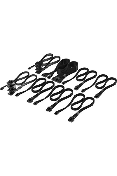 Corsair Kit de cabluri PSU Elite Premium CP-8920445, Compatibil cu sursa de a...