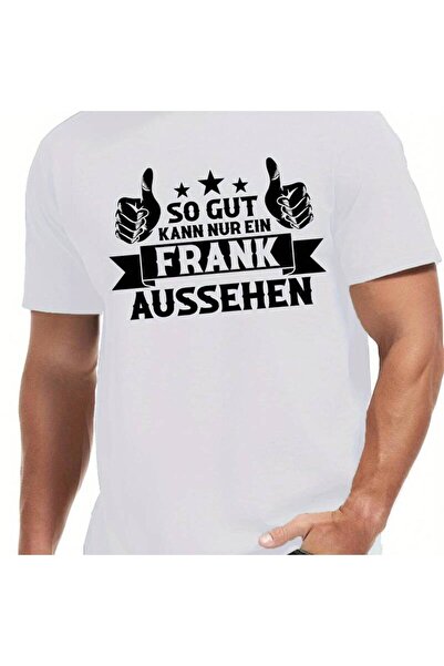 212Wear تي شيرت صيفي بأكمام قصيرة للرجال من SO GUT KANN NUR EIN FRANK