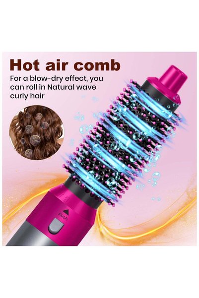 PANDA JOJO 5 in 1 Hair Dryer Brush | Professional Blow Dryer Brush for Curling, Volumizing & Straightening | for Women Gift