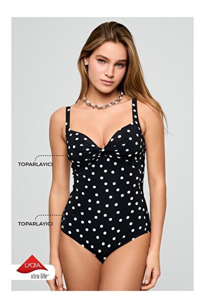Kom Lampa Puan Patterned Supported Swimsuit