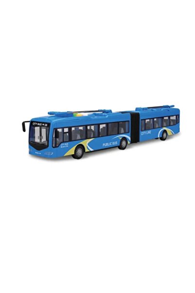 OEM Autobuz albastru cu etaj, sunete și lumini