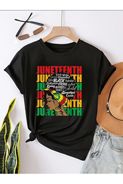 STITCHLY تي شيرت بمقاسات كبيرة، بتصميم احتفالات 1 يونيو بمناسبة عيد الاستقلال...