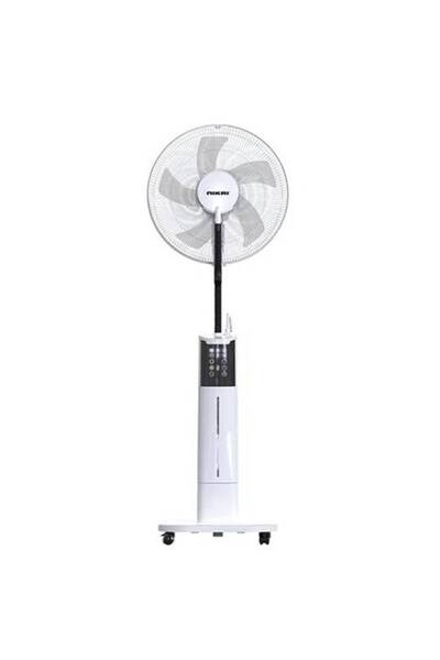 nikay Mist Fan, Stand, 2 Liter, with Remote, 70 Watt, White - NMF1600MR