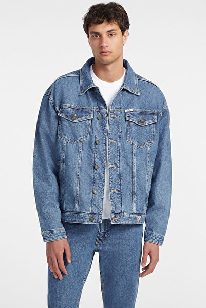 Guess Jeans Erkek Kot Ceket M4YN38D5DO2