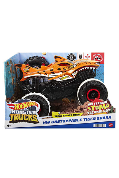 HOT WHEELS Monster Trucks - Mașină cu telecomandă Tiger Shark SUV, 4 ani+