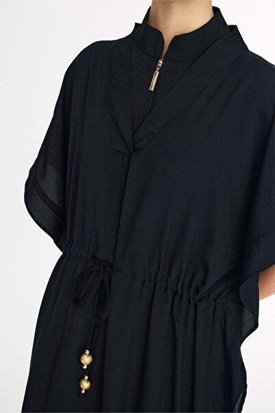 Haşema Pareo lung negru 1005