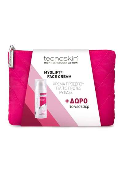 TECNOSKIN Promo Myolift Face Cream Κρέμα Προσώπου, 50ml &amp; Δώρο Νεσεσέρ, 1σετ