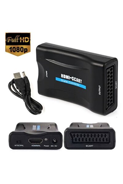 Active Adaptor HDMI la Scart, Activ, Full HD, convertor digital HDMI la analo...