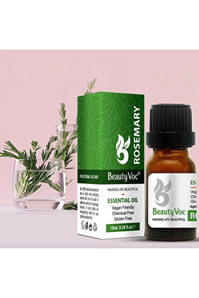 Beauty Voc زيت إكليل الجبل العضوي والزيوت العشبية، 10 مل