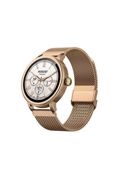 oraimo Watch Muse 1.32" AMOLED Vivid Colors Smart Watch - Gold