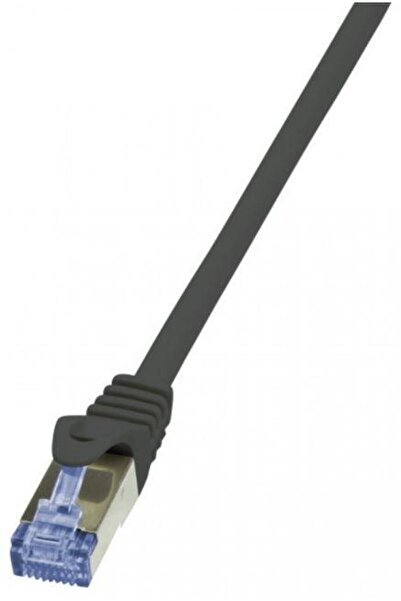 LogiLink CQ4123S Кат.7 S/FTP LSZH Етернет кабел, 30 м, AWG26, Черен