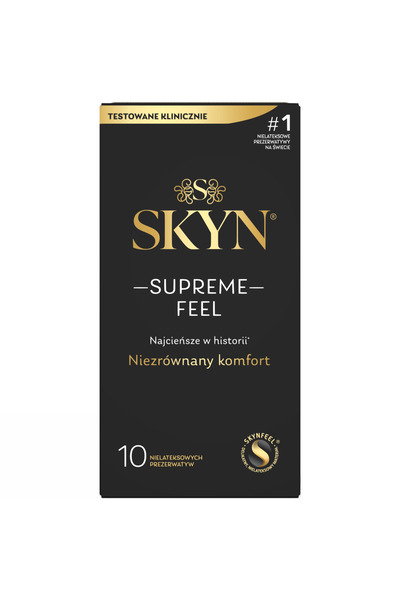 SKYN Презервативи Supreme Feel, 10 броя, полиизопрен
