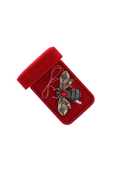 ButicCochet Accesoriu pentru femei, Broșă, din metal, Buticcochet, 5x8 cm, De...