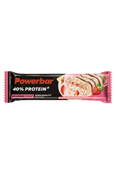 Powerbar PB 40% Protein +Crisp Strawberry White Chocolate Bar – 40% High Prot...
