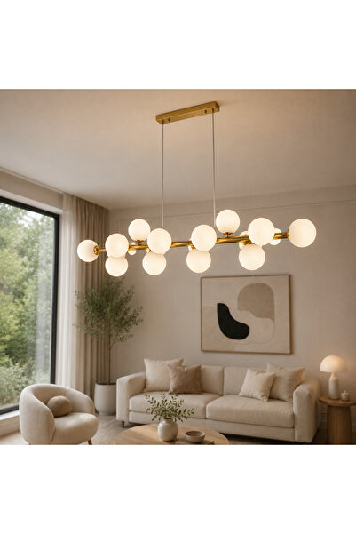 RFAN Chandelier RFAN, Model R9194/16, with Shades, 16 x G9, Adjustable Height...