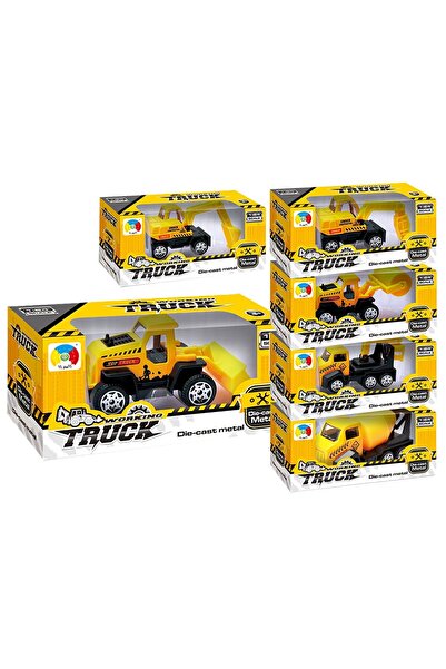 ToyMarkt Οχήματος Κατασκευών " (Construction Vehicle)  "Μεταλλικά Ελαστικά Ελ...