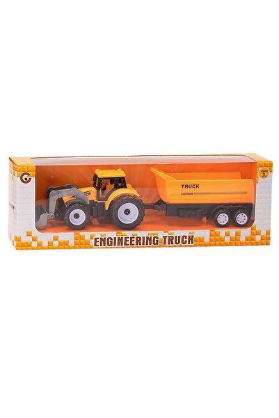 ToyMarkt Τρακτέρ-Μπουλντόζερ με μηχανισμό οπισθέλκουσας κίνησης + Ρυμουλκούμε...