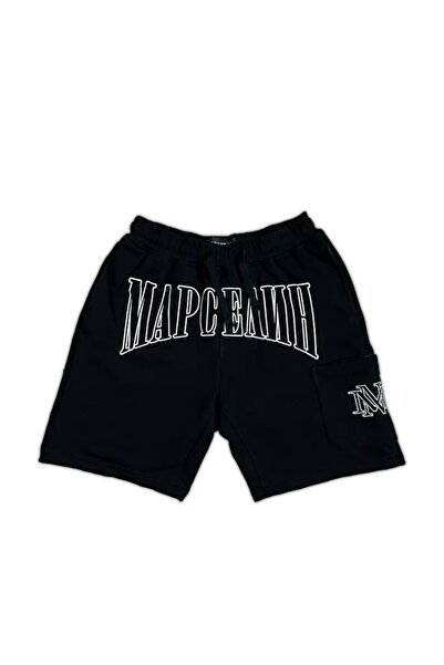 COZYWEAR شورت رجالي مطبوع باللون الأسود مقاس كبير