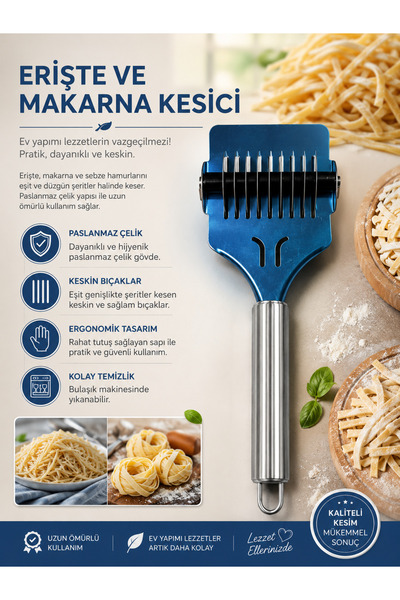 IVORY ERİŞTE VE MAKARNA DİLİMLEYİCİ